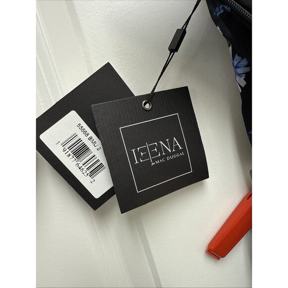 Mac Duggal Size 2 Black 55668 Floral One Shoulder Cut Out Cocktail Gown Dress - Picture 12 of 12